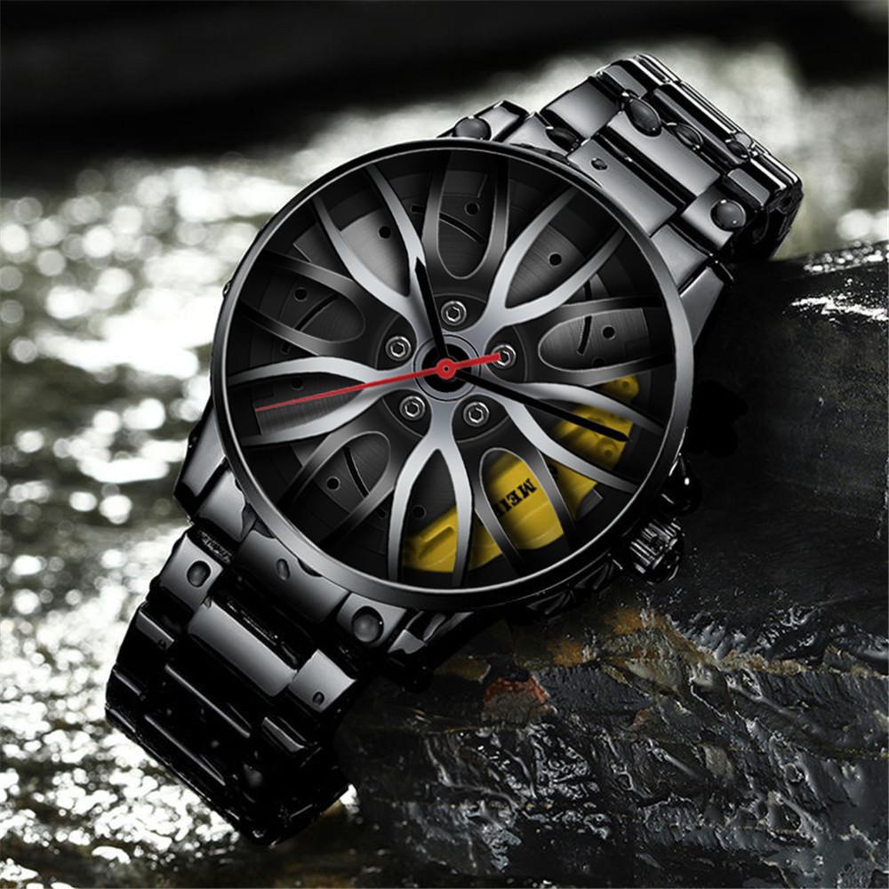 Nuovi orologi uomo orologi sportivi uomo orologi quartz sport cerchio mozzo  ruota quarzo orologio da polso acquista in modo economico — spedizione  gratuita, recensioni reali con foto — Joom