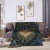 Marauders Map Blanket  Super Soft Pattern Plush Throw Blanket For Living Room Travel Flannel Bedspread Bed Cover