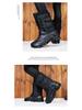 Men's Waterproof Thick-Soled Winter Snow Boots - Warm Cotton Shoes for Outdoor Activities and Ice Fishing
