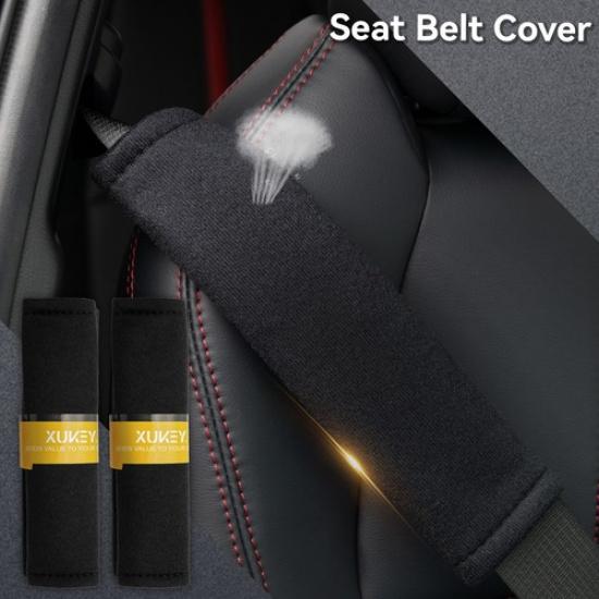 2pcsset Universal Car Auto SeatBelt Cover Pad Shoulder Strap Cover Harness