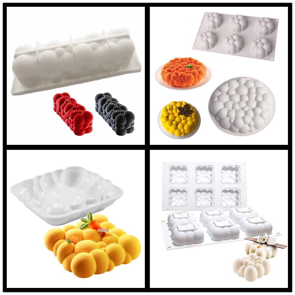 Xiangyun Rectangular Cloud Bubble Mousse Cake Mold Single Medium Xiangyun