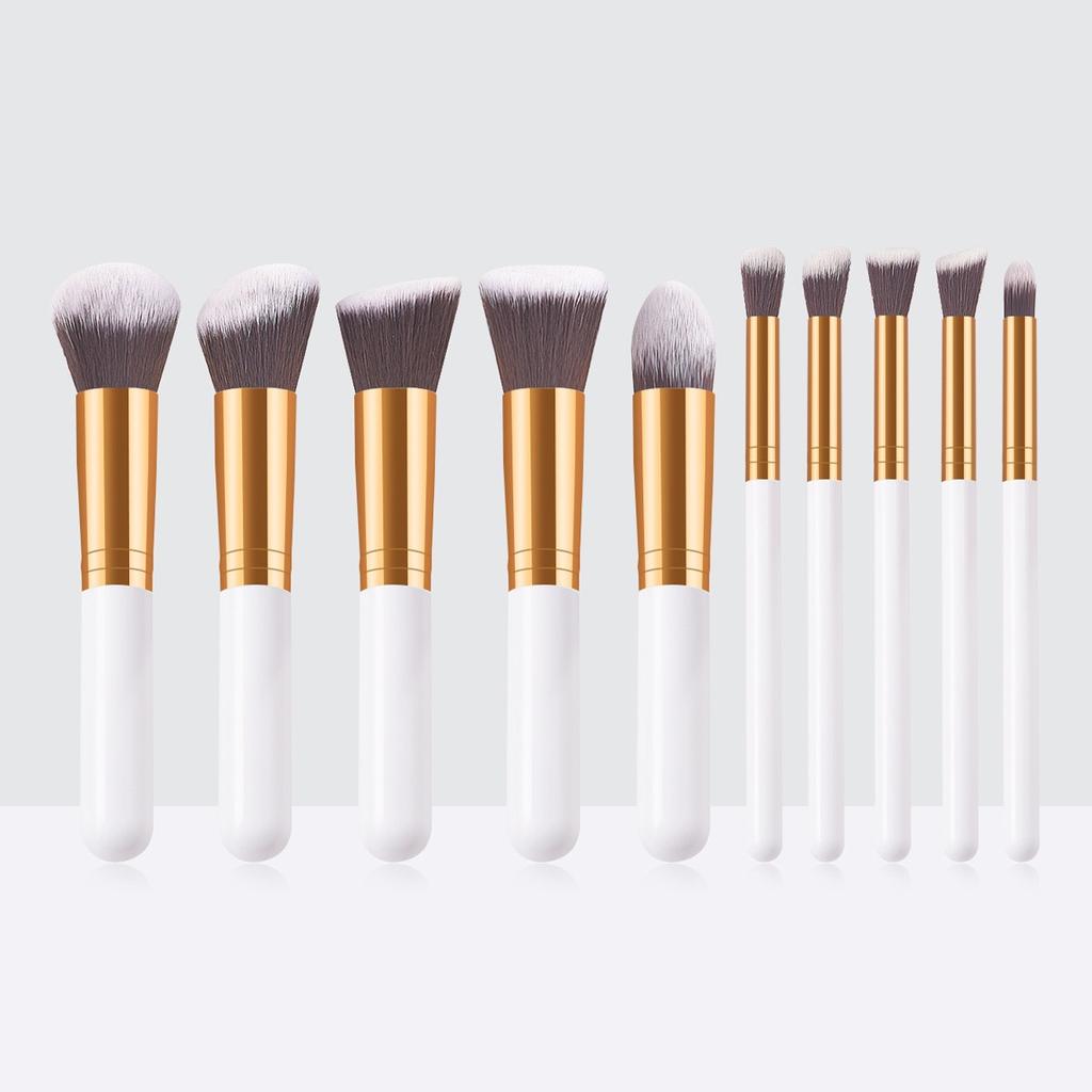 10PCs Minin Makeup Brush Set Cosmetict Makeup For Face Make Up Tools Women Beauty Professional Foundation Blush Eyeshadow beauty