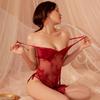 Sexy sexy underwear temptation large size suspender nightdress temptation set hot split fork pure desire underwear perspective pajamas