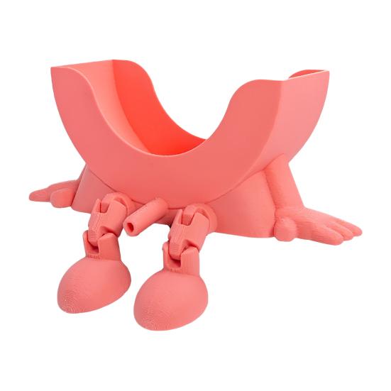 Funny Peeing Sponge Holder 3D Printed Round Sponge Stand with Drainage Countertop Sponge Holder for Kitchen Bathroom Sink