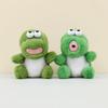 Cute Fluffy Dinosaur Plush Toy Keychain Adorable Stuffed Animal Doll Charm For Bags