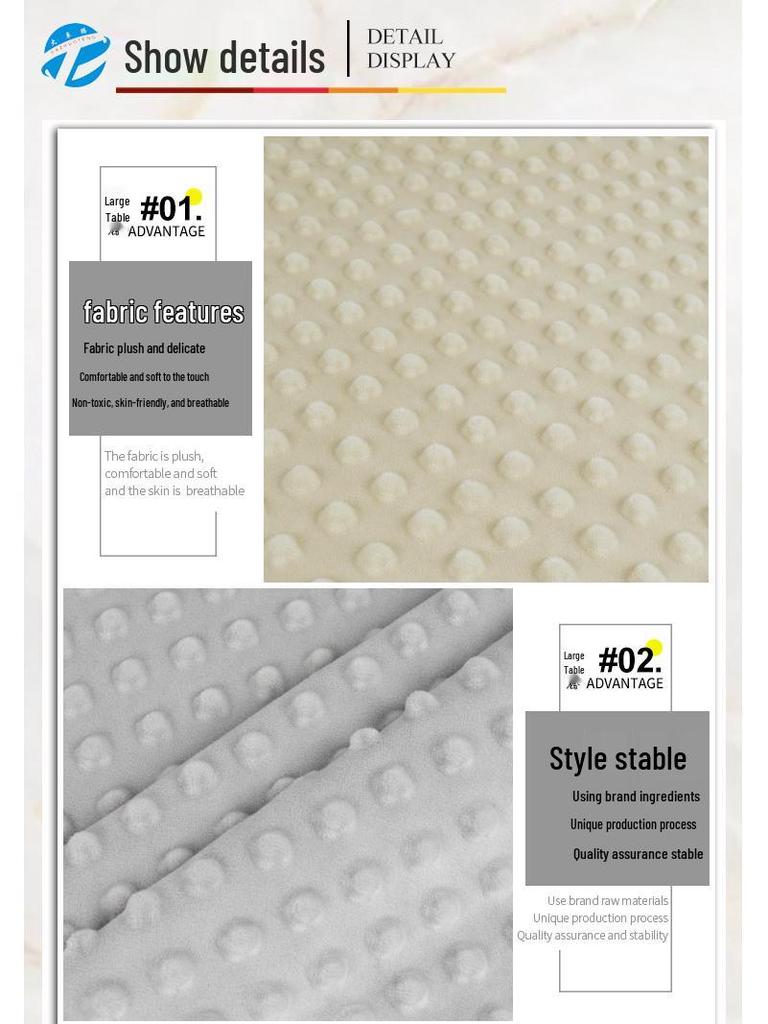 Çizgi Film Baskılı Doudou Kabarcık Kadife Kumaş