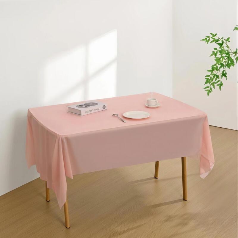 

Disposable Solid Color Party Tablecloth