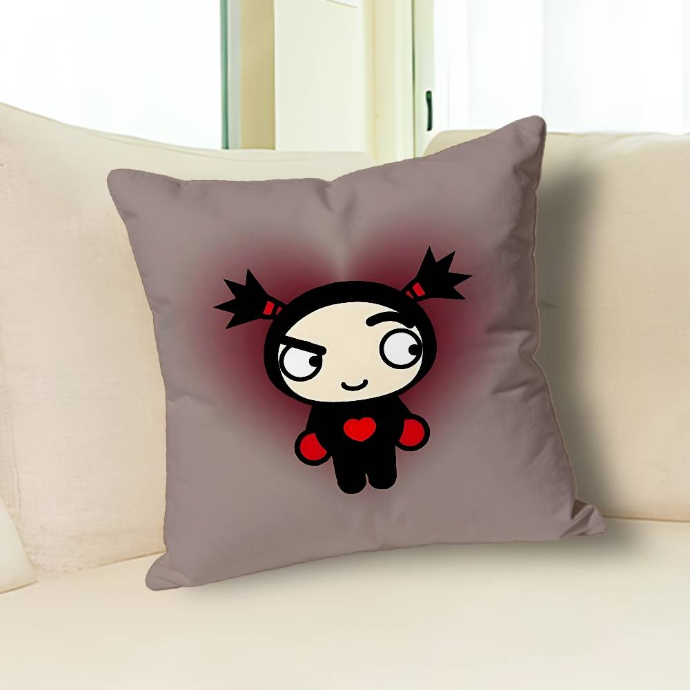 Söt P-Pucca Kärlek G-Garu Anime Kändis Prylar AllMatch Tryckt Kuddfodral Soffa Bil Kontor Rum Dekoration Skydd