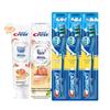 Crest Whitening Toothpaste with Sweet Red Grapefruit & 3 Soft Toothbrushes Set