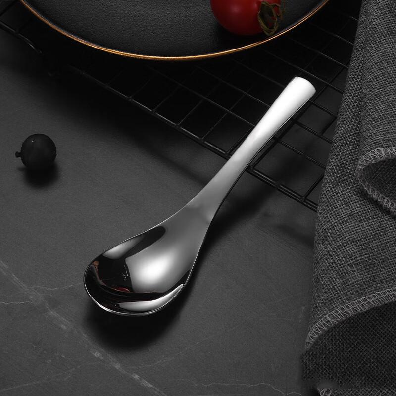 Palace Style 430 Stainless Steel Soup Spoons, 5-Piece Set