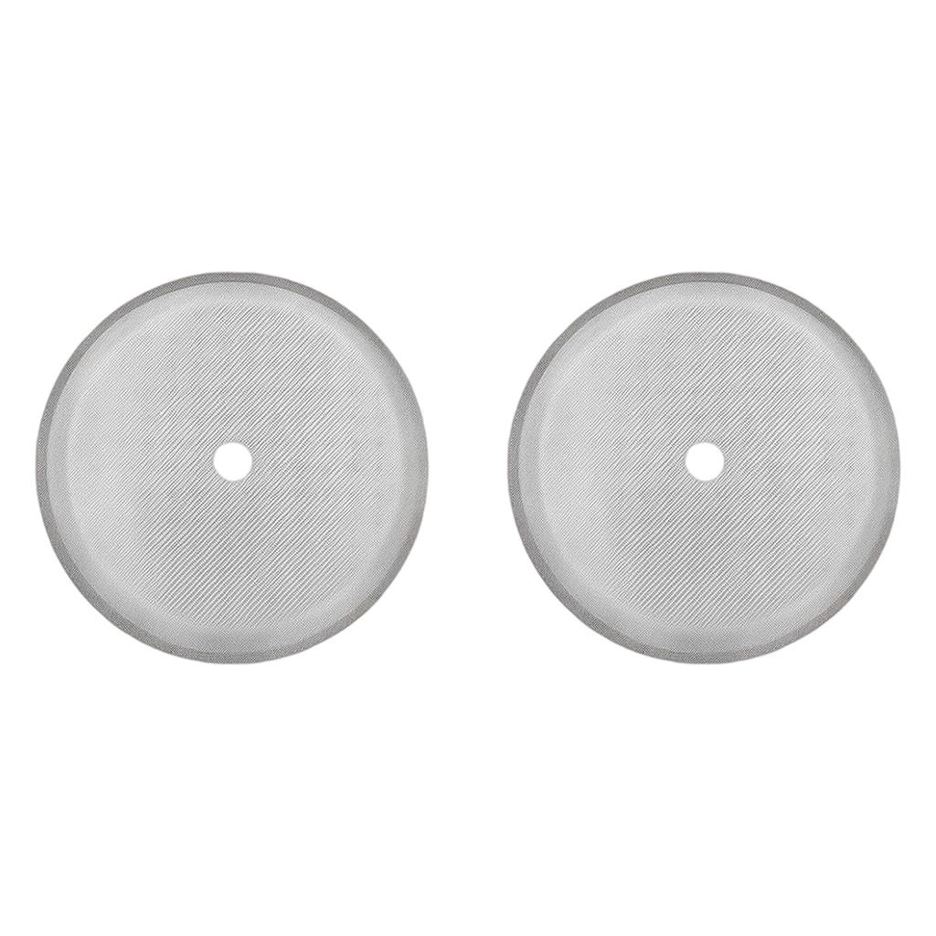 Leeseph 2 Pack French Press Replacement Filter Screen, Coffee French Press Filters Stainless Steel Reusable Mesh Filter