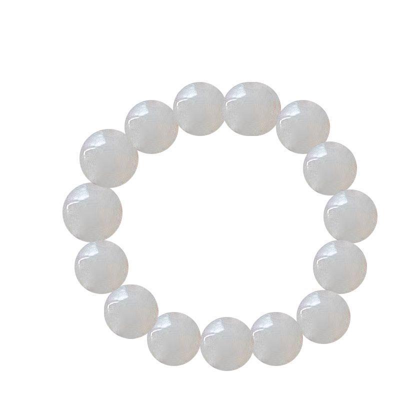 Xiaohongshu Style Soft Gradient Pink Bracelet for Students: Ice Transparent Finger Wrap Around Beads - Perfect for Gifting Besties.