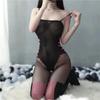 New Sexy Lingerie Sexy Lip Allure Cosplay Costume Open Crotch Jacquard Weave Jumpsuits Women's Erotica Underwear Hot Tights