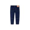 Levis Solid Color Letter Print Straight Leg Jeans Kids jeans Dark-Lake-Blue LV2412067GS-001