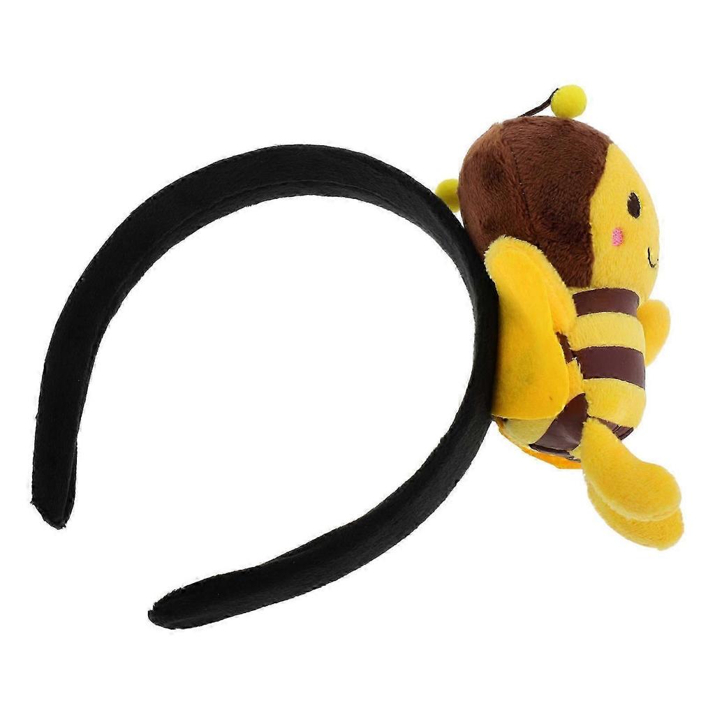 Adorable Realistic Plush Bee Headband for Cosplay, Halloween, and Washing Festivals Comfortable & Cute Bee Accessory for All Ages
