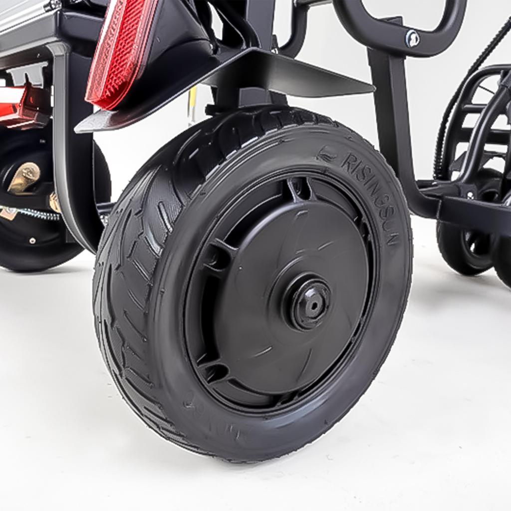 WEYRAL C36VC09BP Wygodny i bezpieczny elektryczny wózek inwalidzki 300W silnik 8AH bateria 15KM/H prędkość maksymalna Wygodny składany elektryczny wózek inwalidzki