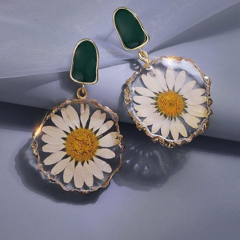 

Flower simple ladies earrings разноцветный