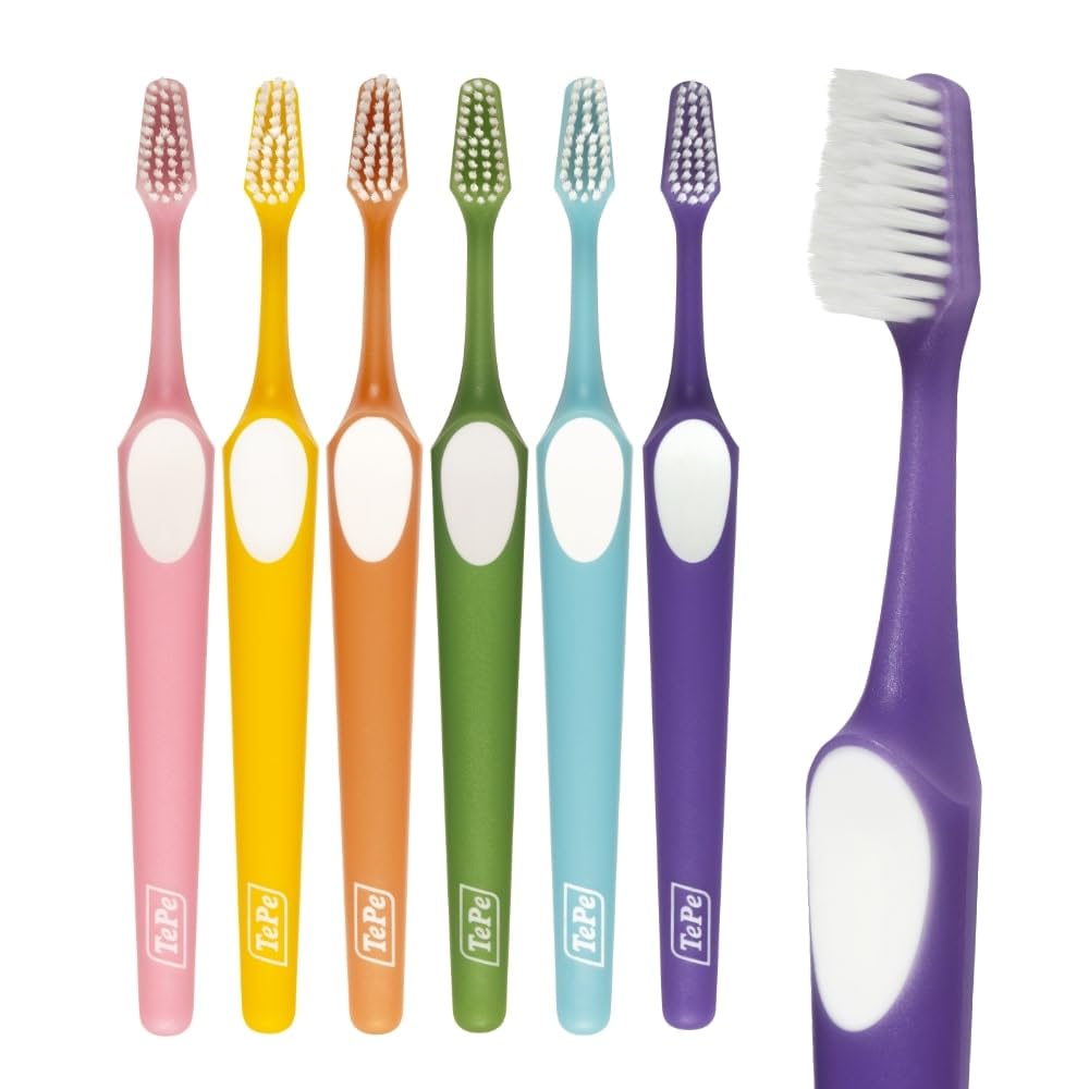 

TePe Tepe Toothbrush flocked Supreme Color selection 10 pieces Two-stage / /