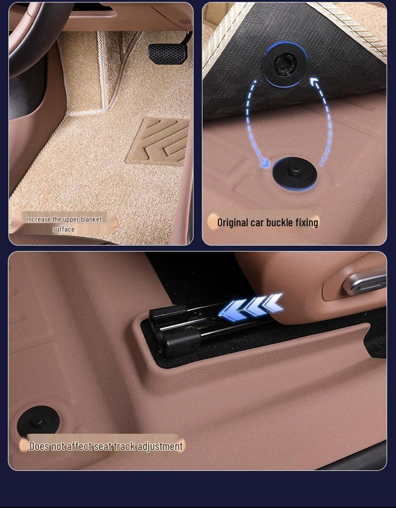 2026 Leapmotor C11 TPE Floor & Trunk Mats: Dirt-Resistant, Durable, Original Car Color.