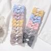 10 STÜCKE/Set Neue Mädchen Niedliche Karomuster Haarschleifen-Clips für Kinder Süße Mini Bowbot Haarspangen Haarspangen Kopfschmuck Haarschmuck