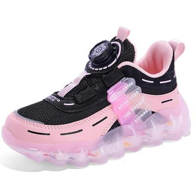 Scarpe Sportive con Bottoni Rotanti per Bambini Scarpe Sportive da Basket per Ragazzi Sneakers per Ragazze
