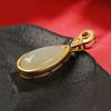 Natural Hetian White Jade Drop Shape Pendant Necklace Small And Exquisitely Designed Charm Elegant Luxury Ladies Jewelry
