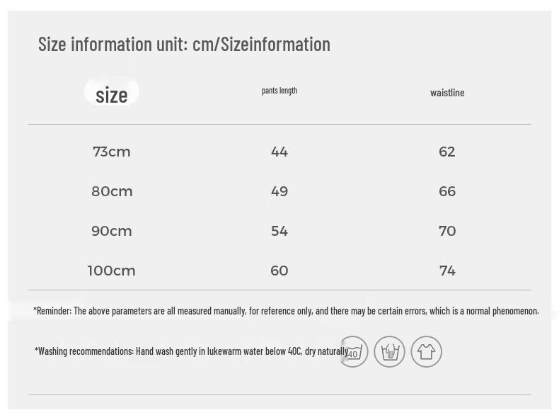 TONGTAI Baby High-Waist Cotton Diaper Pants