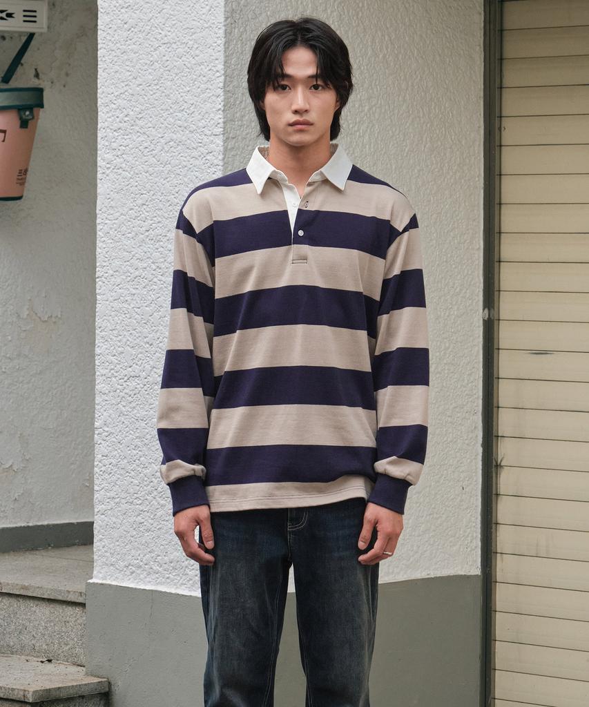 STCO Diems Rugby T-Shirt_Navy (Oversized)_Ltsxa03Otn