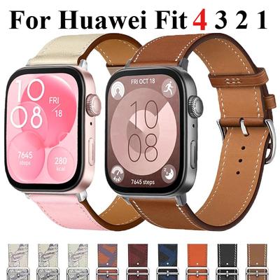 Cinturino in Pelle Per Huawei Watch Fit 4 Pro Cinturino Sostitutivo Smartwatch Sportivo Braccialetto retrò Correa Accessori Huawei Fit 4 3 2 1