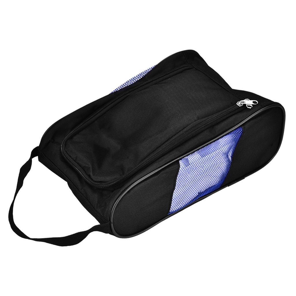 Portable Breathable   Shoes Bag Case   Pouch Storage Sports Accessory(Black)