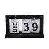 Wooden Perpetual Calendar Flip Month Date Display Desktop Schedule Daily Planner Office Home Decoration Photography Props