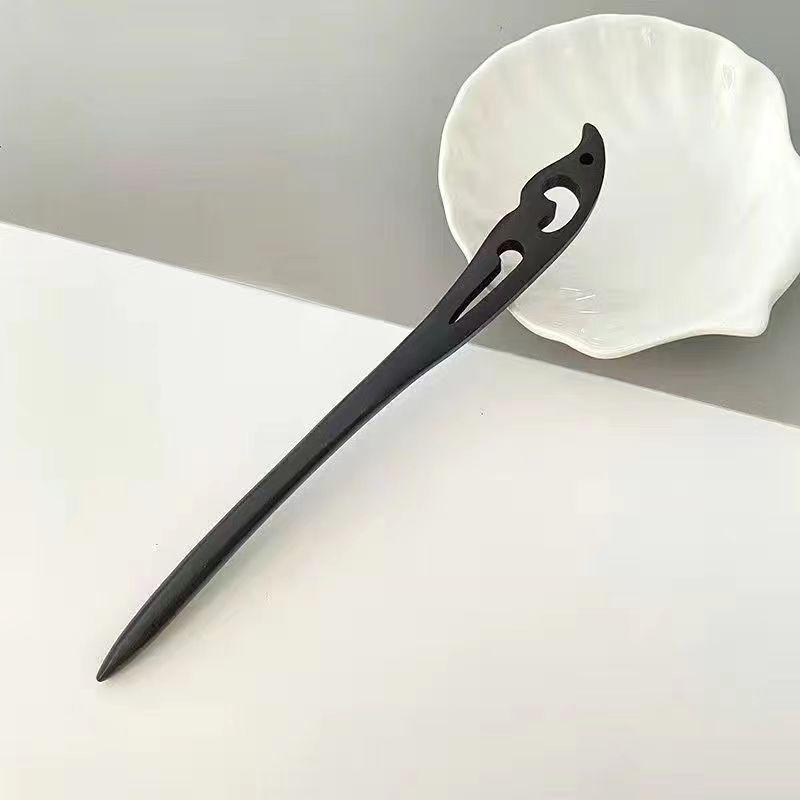 Antique-Style Wooden Hairpins: Chinese Qipao & Hanfu Headdress Accessories, Handmade for Hair Styling