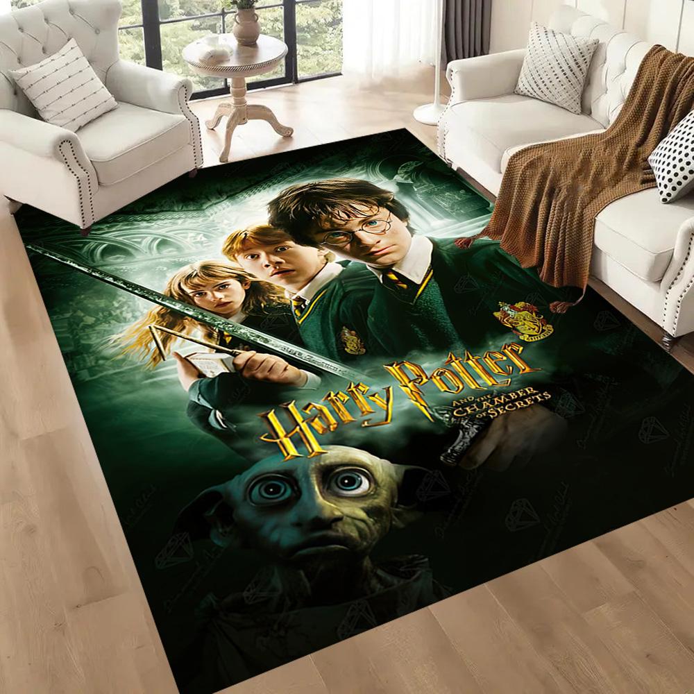 Harry Potter Adventure Square rugs are a great choice for living rooms, bedrooms, home décor, and as gifts.