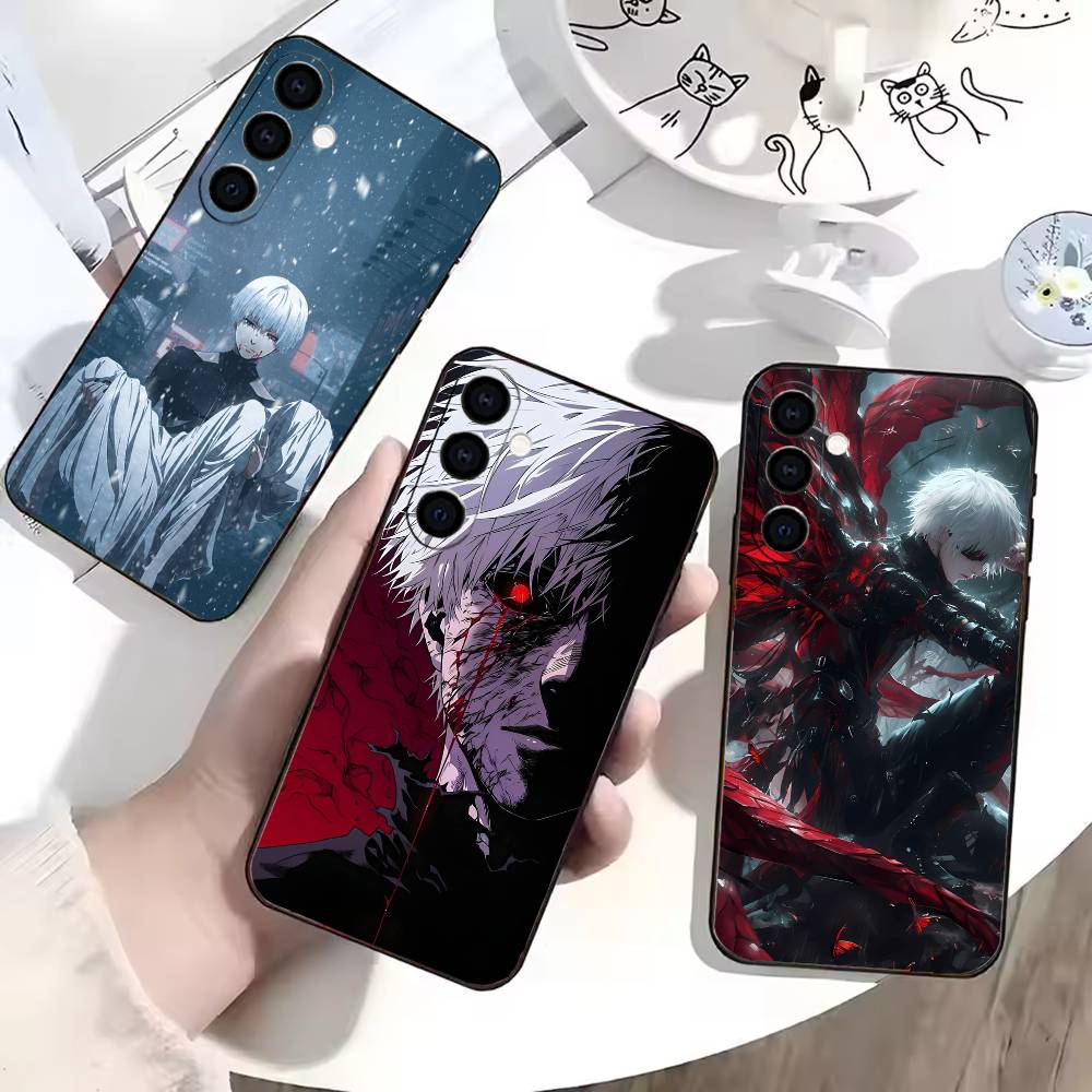 Tokyo Ghoul Ken Kaneki Phone Case Black Silicone Soft For Samsung Galaxy A73,A72,A71,A70,A53,A52,A51