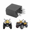 ATV Auxiliary Relay Auxiliary Relay 9010‑150350 Metal Black Replacement for Ranchero 500 CF500‑5 2010‑2011 Auxiliary Relay