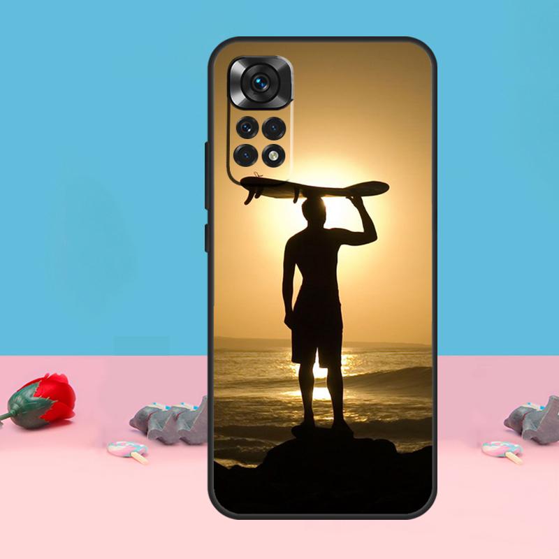 Surf Surfing Cover For Xiaomi Redmi Note 14 13 12 9 10 11 Pro 10S 11S 12S Case For Redmi 14C 10C 12C 13C