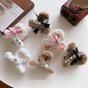 Sweet Bowknot Plush Hair Claw Clip New Classic Small Hair Clips Barrettes Hairgrips Headdress For Female Winter Hair Accessories