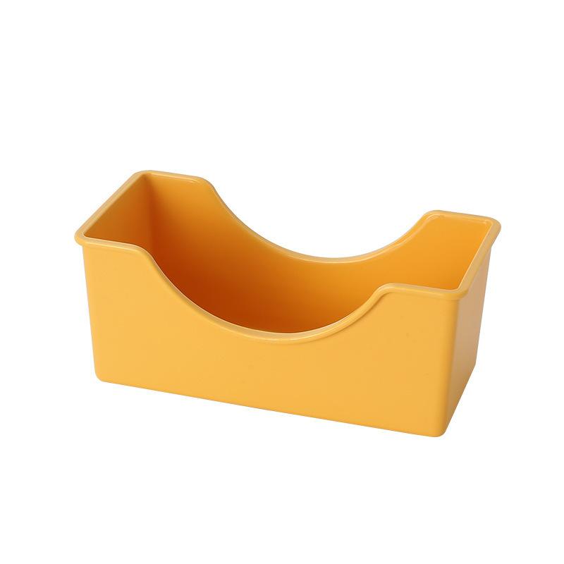 Unbreakable Stackable Plastic Snack Plates with 2 Sections - Set of 8 In Multiple Colors