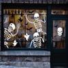 4 Pack Halloween Skull Window Stickers - Pvc Static Sticker Decals For Halloween Party Decorations, Reusable