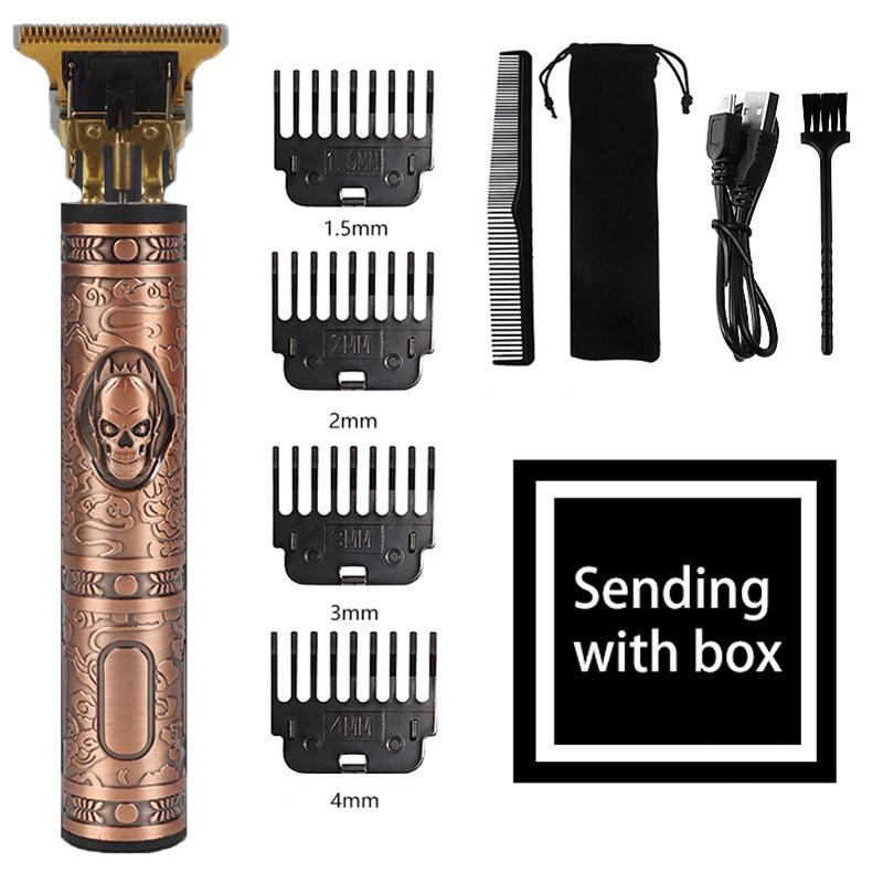 WAIKIL Electric Hair Clipper: Cross-Border Retro Carving Oil-Head & Bald Shaver