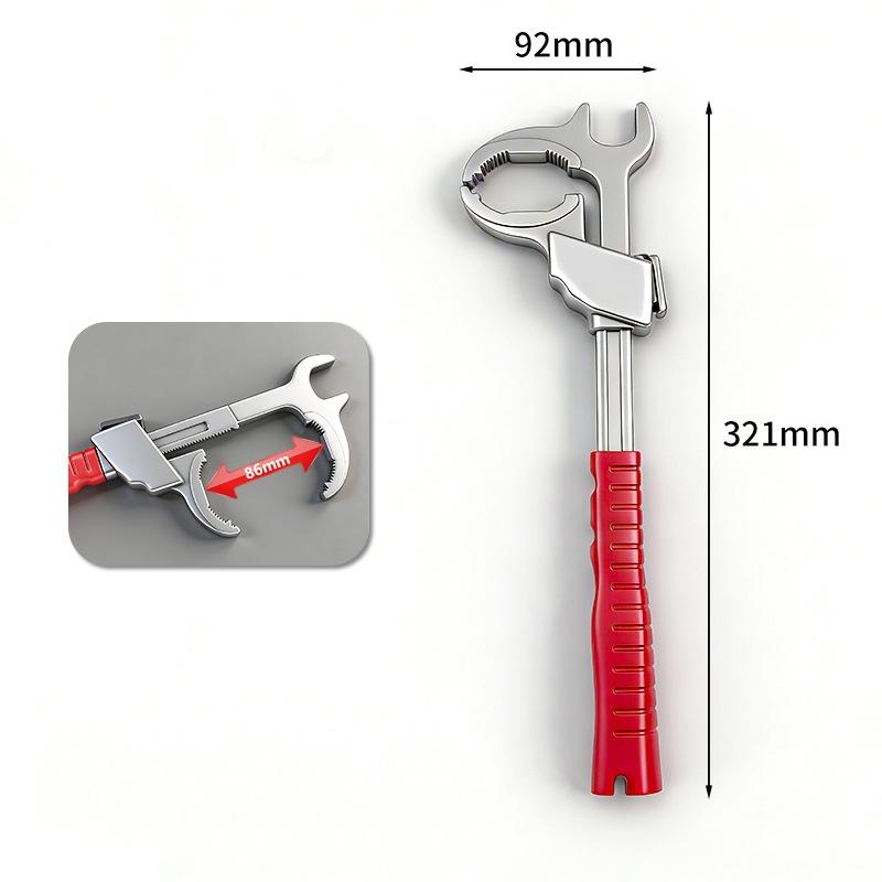 Multi-Function Sink Wrench – Universal Large Opening Faucet Tool for Bathroom and Household Pipe Installation