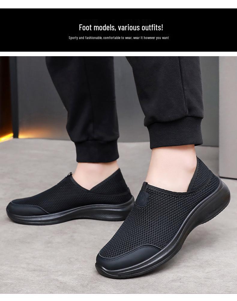 Women's Summer Flyknit Mesh Slip-On Shoes - Mosquito Repellent, Breathable, Comfortable, Versatile Casual Footwear