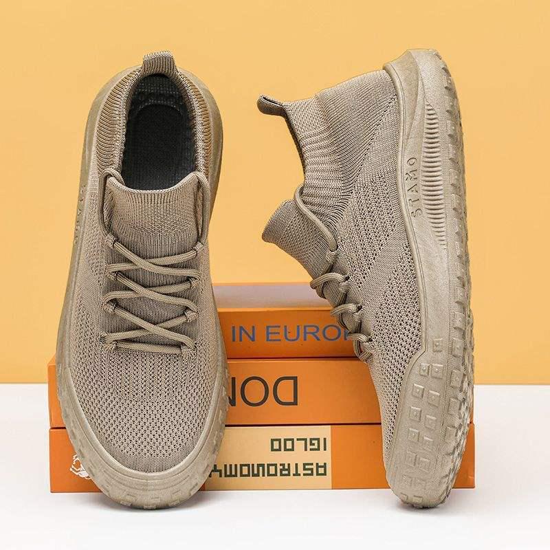 

Мужские летние сетчатые дышащие кроссовки-носки с толстой подошвой, не скользящие, 2025 40