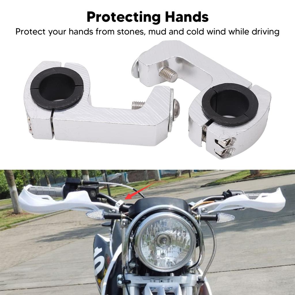 Hand Guard Mount U Clamp Kit Motorcycle Hand Guard Bracket Mounting Bracket Holder Handle