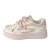Mädchen Sportschuhe 2025 Frühling und Herbst neue Kinderschuhe ältere Kinder Board Schuhe Junior High School Schüler weiße Schuhe Koreanische Version