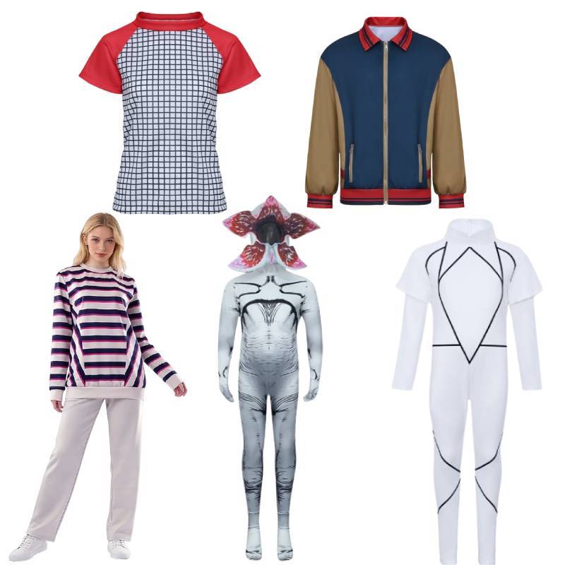 Stranger Things Halloween Cosplay Costume For Kids And Adults With Polyester Fabric For Role Play
