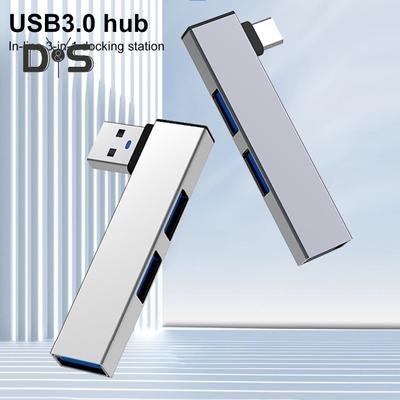 Estação de encaixe para laptop com portas USB, conectividade de expansão de alta velocidade, design compacto, hub expansor universal portátil