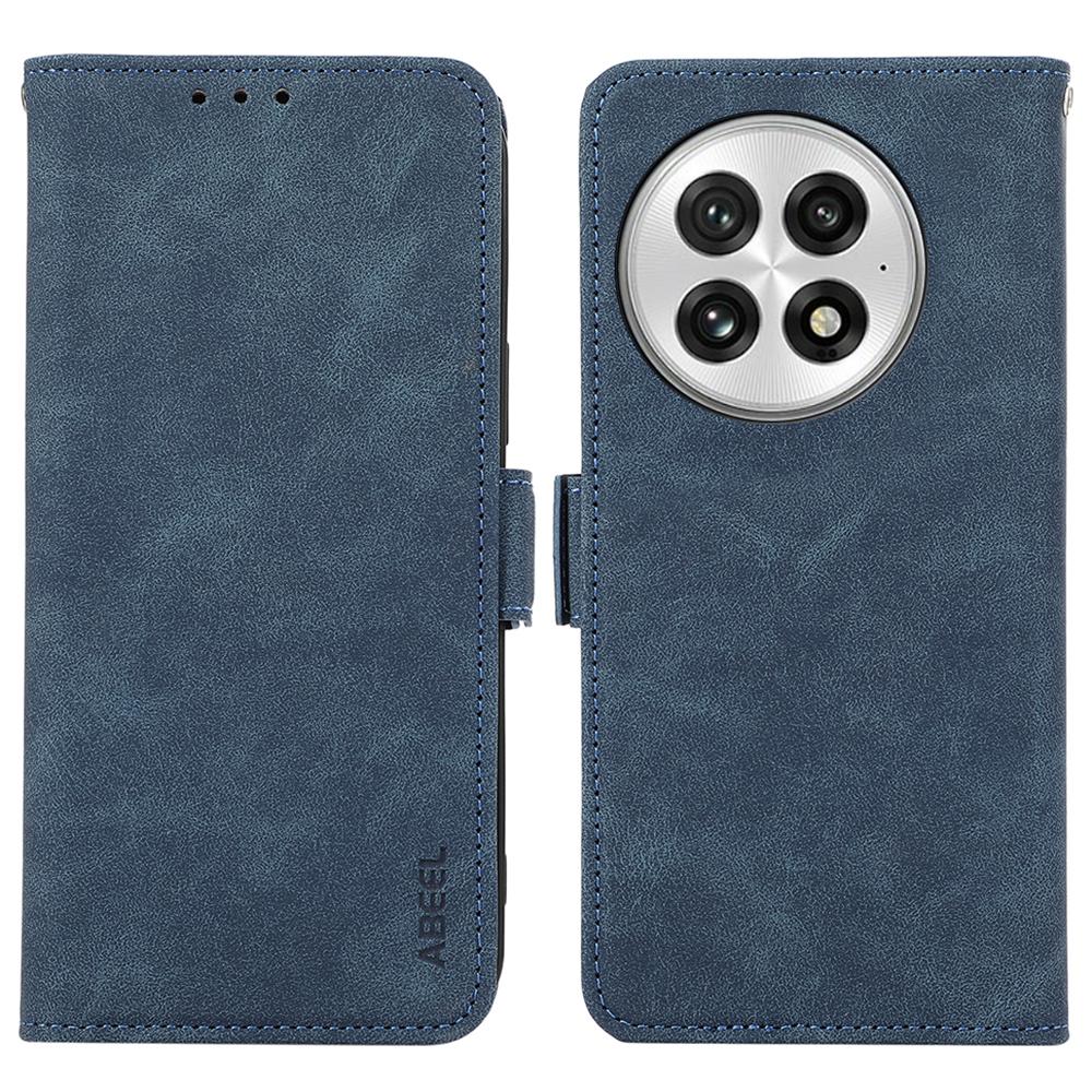 ABEEL For OnePlus 13 Case PU Leather Folio Stand View RFID Blocking Phone Cover
