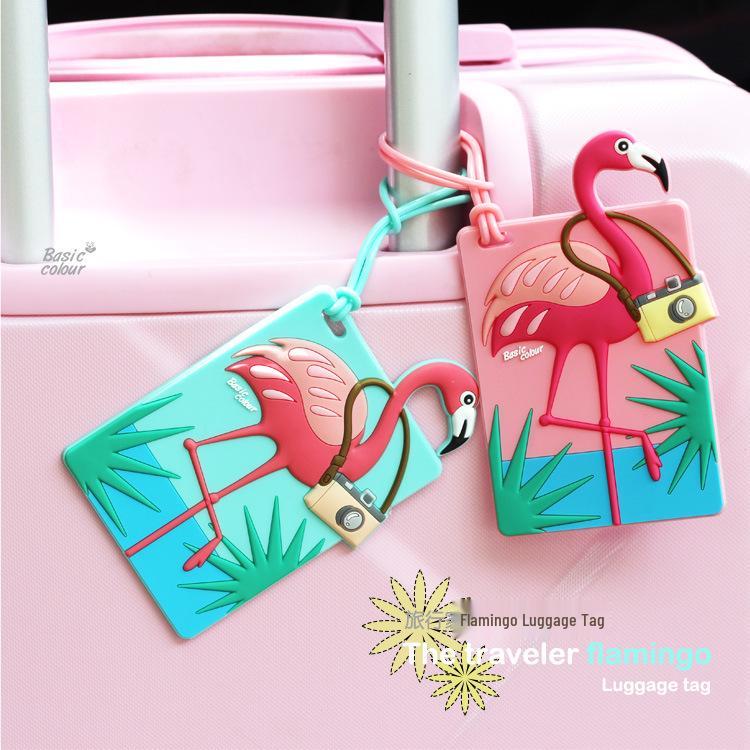Unicorn Flamingo Suitcase with Cross-Border TikTok Influencer Tag