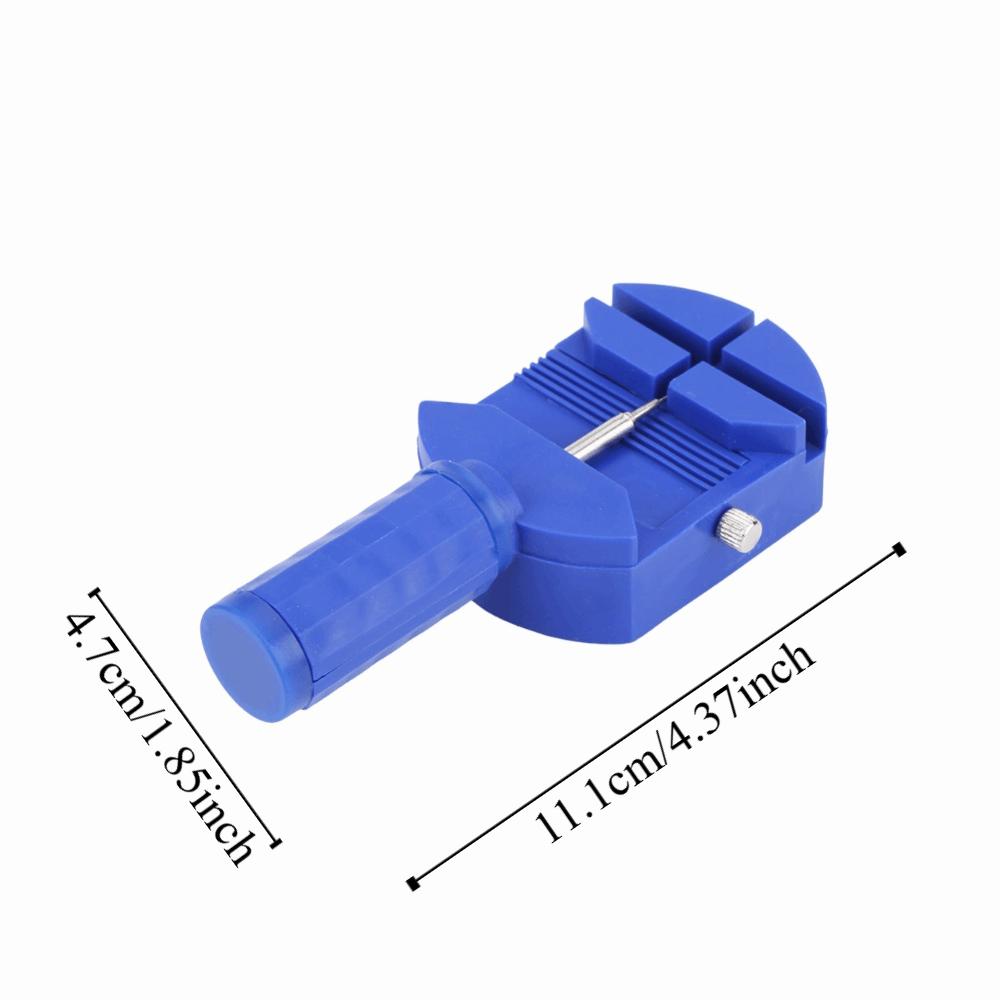 11pcs Professional ABS Plastic Watch Repair Tool Blue Color Watchband Repair Tool Watch Repair Kit Watchband Replacement